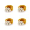 cluster napkin rings (set of 4) | Holder in Tableware by Charlie Sprout. Item composed of fabric