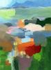 Green Blu | Oil And Acrylic Painting in Paintings by Catherine Twomey