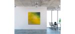 Haze Of Summer | Oil And Acrylic Painting in Paintings by Catherine Détraves. Item made of canvas compatible with minimalism and contemporary style