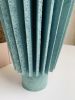 Large Architect Billow Vessel - Turquoise | Vase in Vases & Vessels by Andrew Walker Ceramics | Private Residence, Sheffield in Sheffield. Item made of ceramic