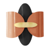 Lola Wall | Sconces by Dovain Studio. Item composed of brass and glass