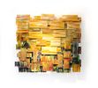 "Autumn" Glass and Metal Wall Art Sculpture | Wall Sculpture in Wall Hangings by Karo Studios. Item made of metal with glass