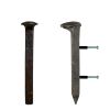 Railroad Spike Kitchen Cabinet or Drawer Pull | Hardware by RailroadWare Lighting Hardware & Gifts. Item composed of steel compatible with industrial style