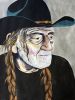 Willie Nelson, Merle Haggard & Tom Petty | Oil And Acrylic Painting in Paintings by Natalie Jo Wright | Johnson Public House in Madison. Item made of canvas & paper