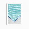 Serene swimming pool photograph, 'Pool Detail' art print | Photography by PappasBland. Item made of paper works with minimalism & contemporary style