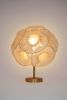 Modern Fabric Plain Table Lamp Anemone by Studio Mirei | Lamps by Costantini Design. Item made of fabric with copper
