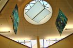 Sandbars | Public Sculptures by Joanie Gagnon San Chirico Studio | The Ocean County Library in Toms River. Item composed of canvas and aluminum