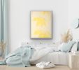 Yellow Leaves (40 x 30" acrylic painting) | Oil And Acrylic Painting in Paintings by Christine So. Item composed of canvas in boho or country & farmhouse style