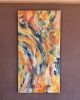Canyon Wall | Oil And Acrylic Painting in Paintings by Kozyuk Gallery. Item composed of canvas in boho or eclectic & maximalism style