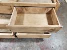 Model #1070 - Custom Kitchen Island | Countertop in Furniture by Limitless Woodworking. Item made of maple wood compatible with mid century modern and contemporary style