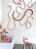 Ropes No. 1 | Embroidery in Wall Hangings by Meg Morrison | Quirk Hotel Richmond in Richmond. Item made of cotton & fiber compatible with minimalism and contemporary style
