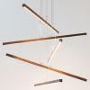CASCADE chandlier | Chandeliers by Next Level Lighting. Item composed of wood