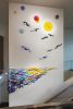 Solstice | Wall Sculpture in Wall Hangings by April Wagner, epiphany studios | Cobo Center in Detroit. Item composed of glass