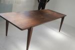 84" Oslo Dining Table in Oregon Walnut by Studio Moe | Tables by Studio Moe. Item made of walnut