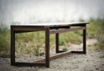 Light (gets in) Bench | Benches & Ottomans by stranger furniture. Item made of walnut