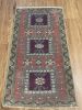 Hand-woven Turkish Rug Dooormat| 1.7 x 2.11 | Small Rug in Rugs by Wool and Rug. Item made of wool compatible with boho and contemporary style