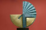 The Sun | Sculptures by Jan Willem Krijger. Item made of bronze works with minimalism & contemporary style