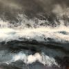 Beauty in a Storm | Oil And Acrylic Painting in Paintings by Art By Skevi. Item composed of wood & synthetic