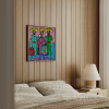 King on Vacation | Oil And Acrylic Painting in Paintings by Berezart. Item made of canvas compatible with contemporary style