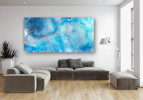 'Capri' | Paintings by Christina Twomey Art + Design. Item composed of birch wood in contemporary or coastal style