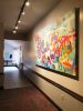 Under the Electric Candelabra | Oil And Acrylic Painting in Paintings by Claire Desjardins | St Sulpice in Saint-Sulpice. Item made of canvas & synthetic