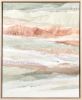 Morning Light - 20"H x 16"W Framed Original on Canvas | Mixed Media by Lara Eckerman. Item composed of canvas in minimalism or contemporary style