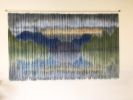 DUSKY LAKE Landscape Wall Tapestry | Macrame Wall Hanging in Wall Hangings by Wallflowers Hanging Art. Item composed of wool and fiber in boho or country & farmhouse style
