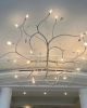 newGROWTH chandelier | Chandeliers by CP Lighting | Contessa Condominium in Naples. Item made of aluminum works with contemporary & modern style