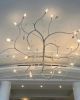newGROWTH chandelier | Chandeliers by CP Lighting | Contessa Condominium in Naples. Item made of aluminum works with contemporary & eclectic & maximalism style