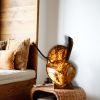 Amber Nest | Lighting by Niksa Design. Item made of wood & paper compatible with boho and japandi style