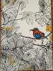 Theme: Birds | | Oil And Acrylic Painting in Paintings by Yamini Reddy. Item composed of synthetic