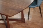 Curved Top Dining Table (in Walnut) | Tables by Alicia Dietz Studios. Item made of walnut