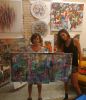 ״Purple story״ | Oil And Acrylic Painting in Paintings by Shirly Maimom Art. Item made of canvas compatible with contemporary and art deco style