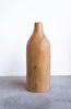 Pear Wood Bottle Shaped Vase | Vases & Vessels by Creating Comfort Lab. Item composed of wood