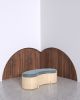 MAPLE WITH VELVET SEAT LOUNGE BENCH NAMI | Chaise Lounge in Couches & Sofas by HACHI COLLECTIONS. Item made of maple wood