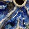 Blue Atoll Vase | Vases & Vessels by Anna Altman. Item composed of ceramic and glass in contemporary or eclectic & maximalism style