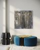 The Circle Conversation II | Mixed Media in Paintings by Courtney Cotton. Item composed of canvas in minimalism or contemporary style