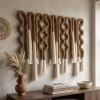Handcrafted Wool Fiber Sculpture | Custom Contemporary Wall | Wall Sculpture in Wall Hangings by Sarmal Design. Item made of wool compatible with boho and contemporary style