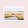 New England coastal wall art, 'Salt Marsh' landscape photo | Photography by PappasBland. Item composed of paper in contemporary or coastal style