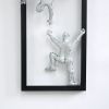 2 Climbing men, Framed art, Metal wall art, Home dec | Sculptures by NUNTCHI. Item composed of metal compatible with art deco style