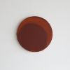 Oxblood Orb I | Oil And Acrylic Painting in Paintings by Kim Fonder. Item made of synthetic
