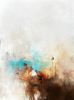 Hide & Seek I: Turquoise | Oil And Acrylic Painting in Paintings by Nicholas Kriefall. Item made of canvas compatible with contemporary style