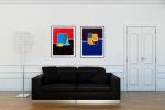Suggestion C2 | Oil And Acrylic Painting in Paintings by Luis Medina. Item made of paper compatible with minimalism and contemporary style