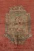 Antique Bessarabian Rug in Red and Green with Floral | Area Rug in Rugs by Rug and Kilim