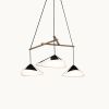 Emily Group of Three | Chandeliers by MOSS Objects | Shams Boutik in Abu Dhabi. Item composed of oak wood & steel compatible with minimalism and mid century modern style