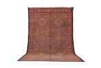 Vintage Moroccan Wool Rug 6.8 x 10.3 ft, Berber Handmade Rug | Area Rug in Rugs by BerberHand. Item composed of wool compatible with boho style