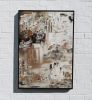 to build a home | Mixed Media in Paintings by visceral home | Keshet Gallery in Boca Raton. Item composed of maple wood and canvas in boho or mid century modern style