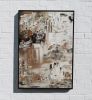 "to build a home" (KESHET GALLERY) | Mixed Media in Paintings by VISCERAL HOME STUDIO | Keshet Gallery in Boca Raton. Item composed of maple wood and canvas in boho or mid century modern style