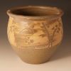 Yellow Slipped Flower Pot | Vase in Vases & Vessels by Hamish Jackson Pottery. Item made of stoneware