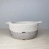 Multipurpose cotton rope basket for the home | Decorative Bowl in Decorative Objects by Crafting the Harvest. Item composed of cotton in boho or country & farmhouse style
